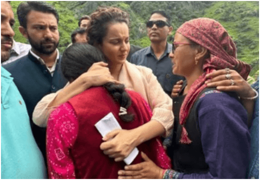 Kangana Ranaut Brings Hope to Flood-Hit Areas in Himachal Pradesh: 'People Have Lost Everything, Our Hope is PM Modi'